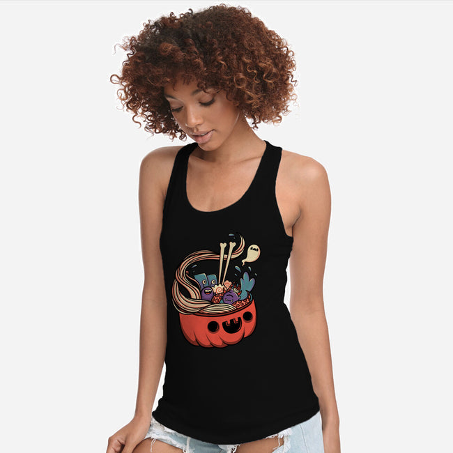 Monster Bowl-womens racerback tank-tobefonseca