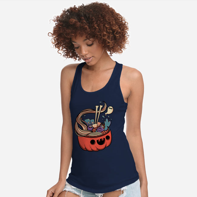 Monster Bowl-womens racerback tank-tobefonseca