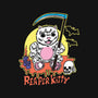 The Reaper Kitty-none removable cover w insert throw pillow-tobefonseca