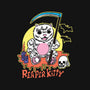 The Reaper Kitty-none fleece blanket-tobefonseca