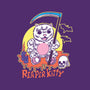 The Reaper Kitty-none fleece blanket-tobefonseca