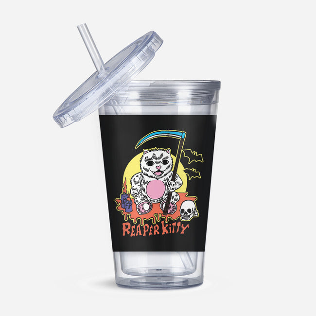 The Reaper Kitty-none acrylic tumbler drinkware-tobefonseca