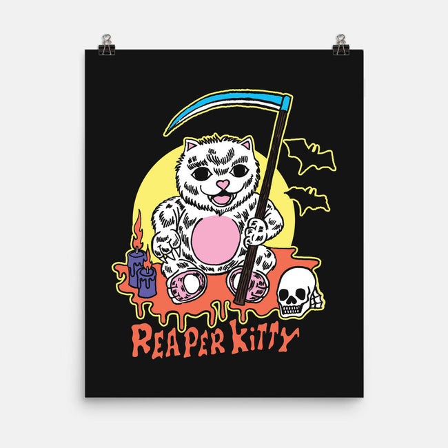 The Reaper Kitty-none matte poster-tobefonseca