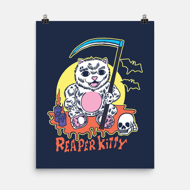 The Reaper Kitty-none matte poster-tobefonseca