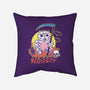 The Reaper Kitty-none removable cover w insert throw pillow-tobefonseca