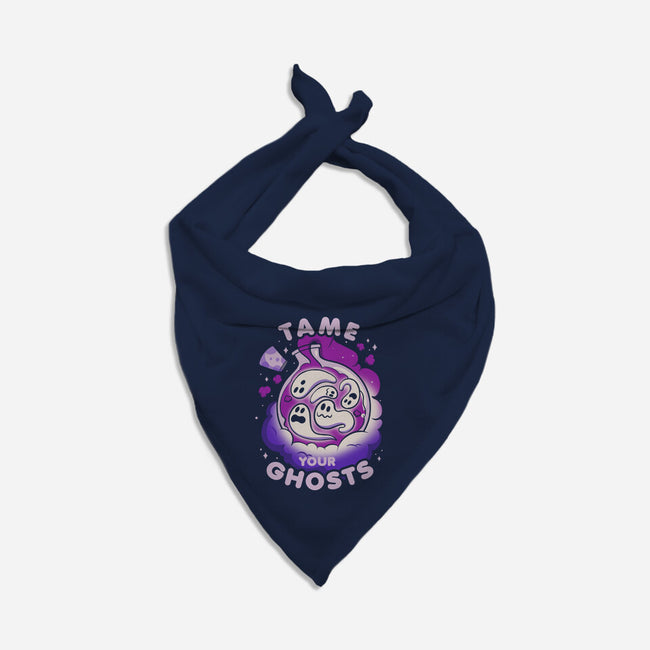 Tame Your Ghosts-dog bandana pet collar-tobefonseca