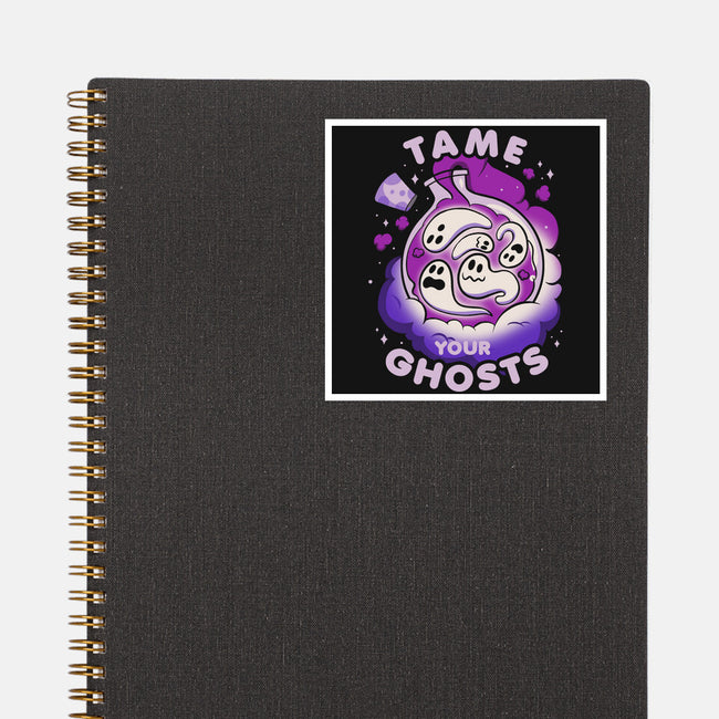 Tame Your Ghosts-none glossy sticker-tobefonseca