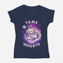Tame Your Ghosts-womens v-neck tee-tobefonseca