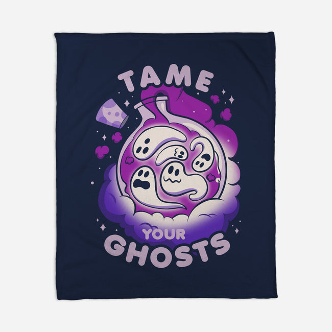 Tame Your Ghosts-none fleece blanket-tobefonseca