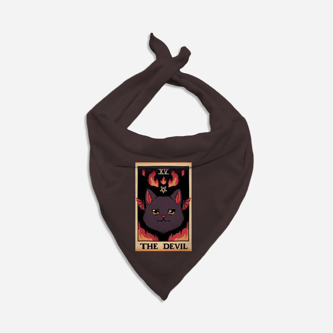 The Devil Cat Tarot Card-cat bandana pet collar-tobefonseca