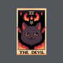 The Devil Cat Tarot Card-womens v-neck tee-tobefonseca
