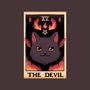 The Devil Cat Tarot Card-womens basic tee-tobefonseca