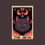 The Devil Cat Tarot Card-none removable cover throw pillow-tobefonseca