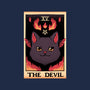 The Devil Cat Tarot Card-womens basic tee-tobefonseca