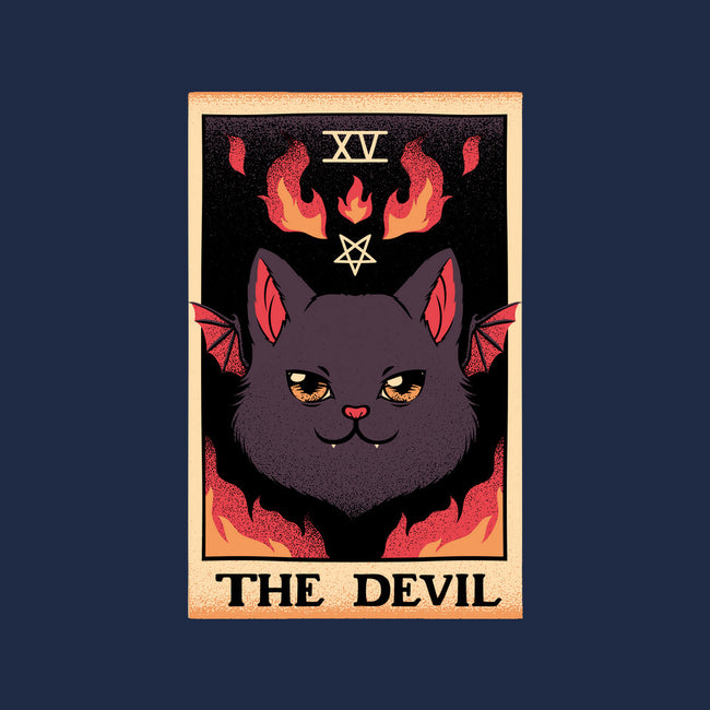 The Devil Cat Tarot Card-womens fitted tee-tobefonseca