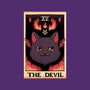 The Devil Cat Tarot Card-womens basic tee-tobefonseca