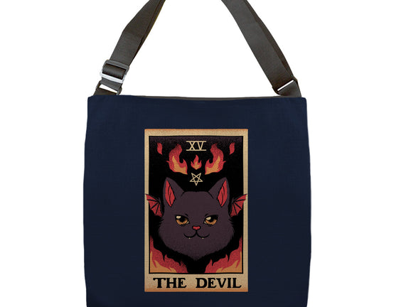 The Devil Cat Tarot Card