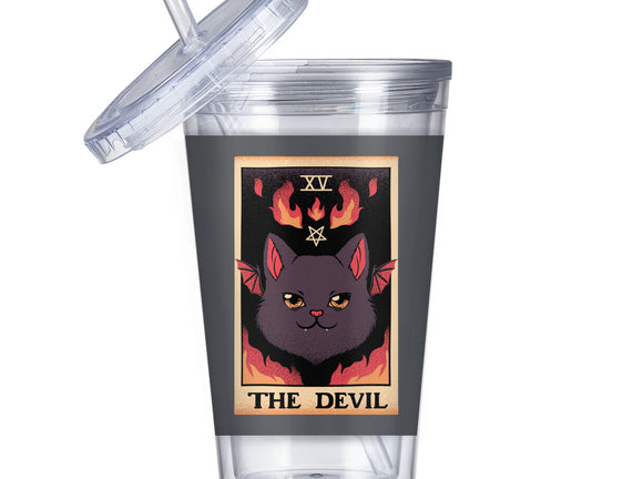 The Devil Cat Tarot Card