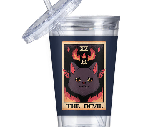 The Devil Cat Tarot Card