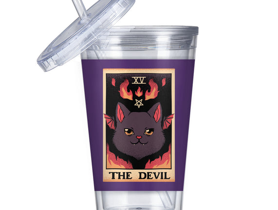 The Devil Cat Tarot Card