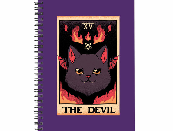 The Devil Cat Tarot Card