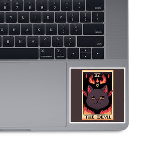 The Devil Cat Tarot Card