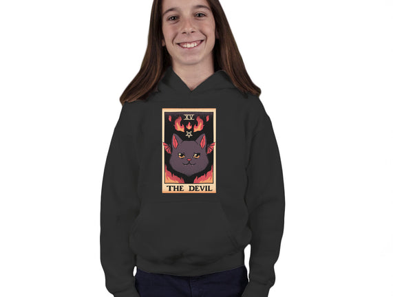 The Devil Cat Tarot Card