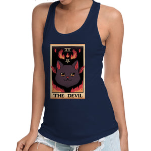 The Devil Cat Tarot Card