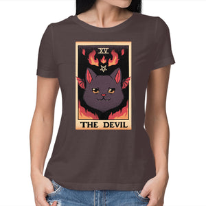 The Devil Cat Tarot Card