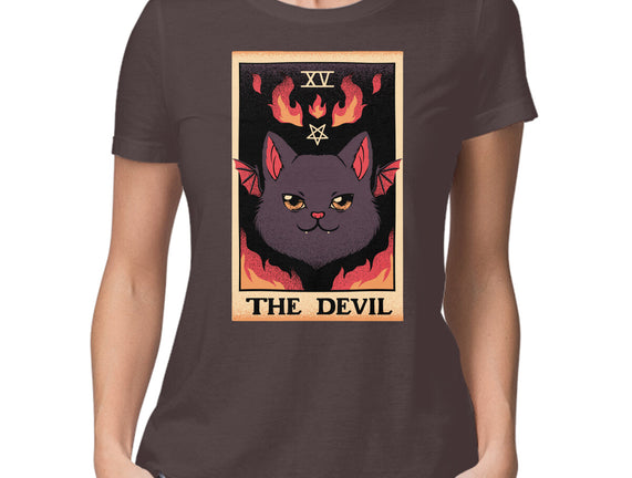 The Devil Cat Tarot Card