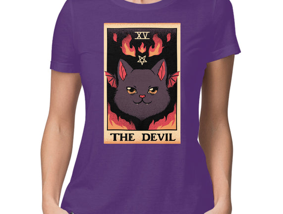 The Devil Cat Tarot Card