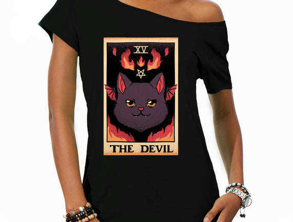 The Devil Cat Tarot Card