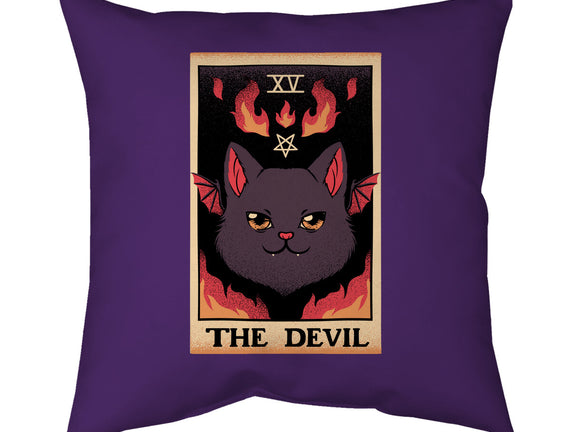 The Devil Cat Tarot Card