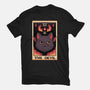 The Devil Cat Tarot Card-womens basic tee-tobefonseca