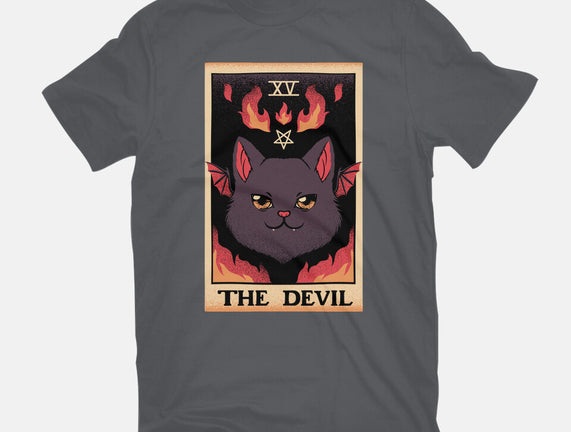 The Devil Cat Tarot Card