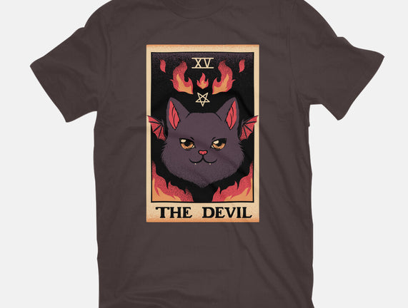 The Devil Cat Tarot Card