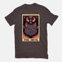 The Devil Cat Tarot Card-womens basic tee-tobefonseca