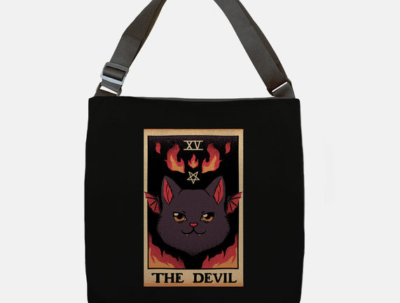 The Devil Cat Tarot Card