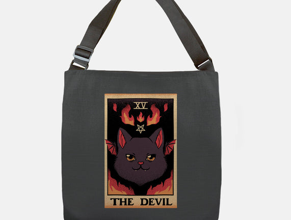 The Devil Cat Tarot Card
