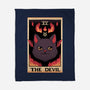 The Devil Cat Tarot Card-none fleece blanket-tobefonseca