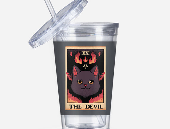 The Devil Cat Tarot Card