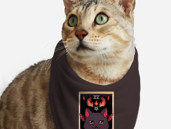 The Devil Cat Tarot Card