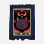 The Devil Cat Tarot Card-none polyester shower curtain-tobefonseca