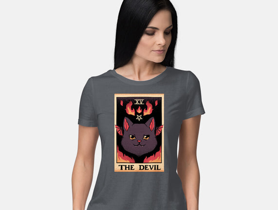 The Devil Cat Tarot Card