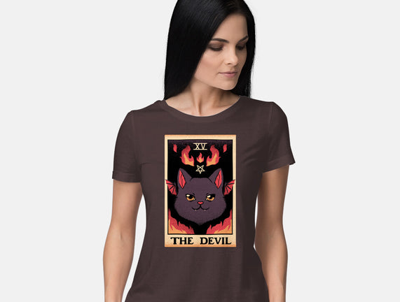 The Devil Cat Tarot Card