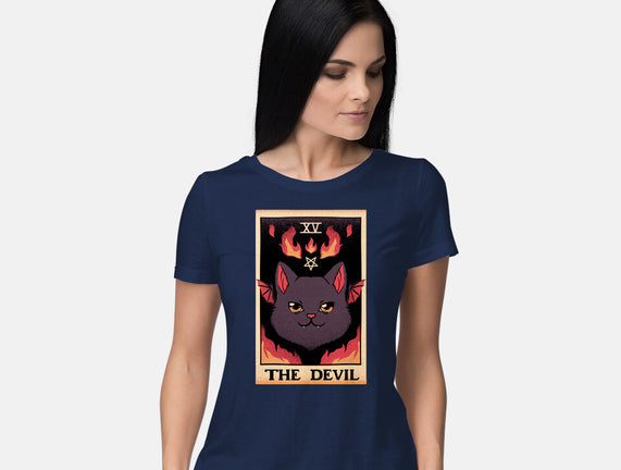 The Devil Cat Tarot Card