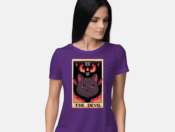 The Devil Cat Tarot Card