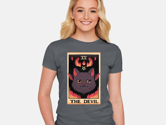 The Devil Cat Tarot Card