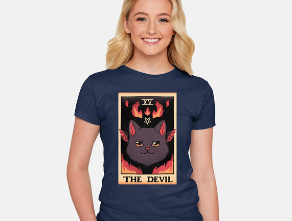 The Devil Cat Tarot Card