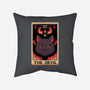 The Devil Cat Tarot Card-none removable cover w insert throw pillow-tobefonseca